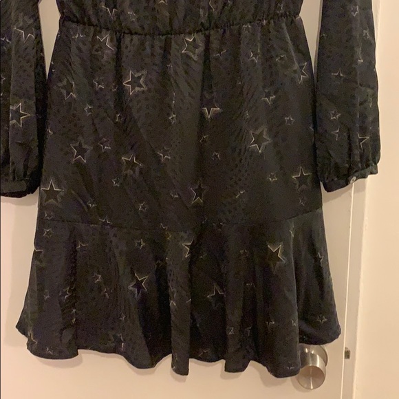 Size Medium Slate & Willow Patterned Black Dress - Picture 5 of 6